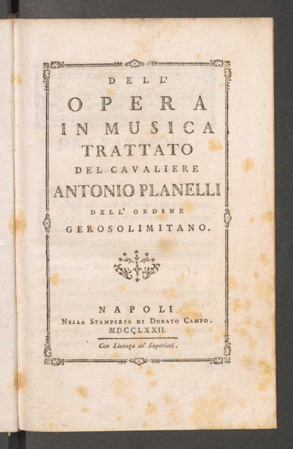 DELL'OPERA IN MUSICA 