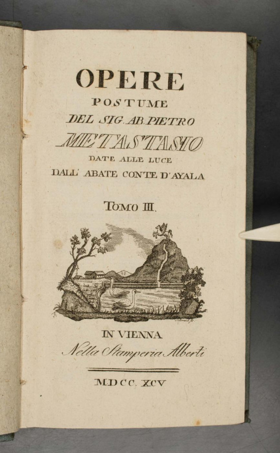 OPERE POSTUME DEL SIG. AB. PIETRO METASTASIO