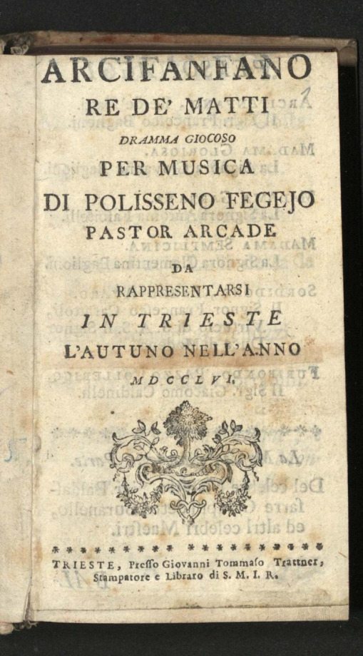 ARCIFANFANO RE DE'MATTI