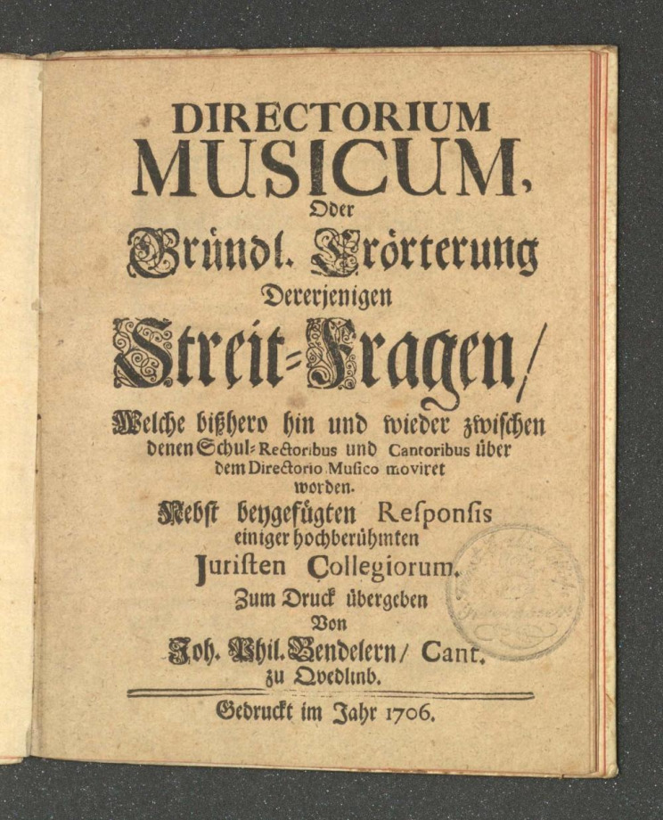 DIRECTORIUM MUSICUM