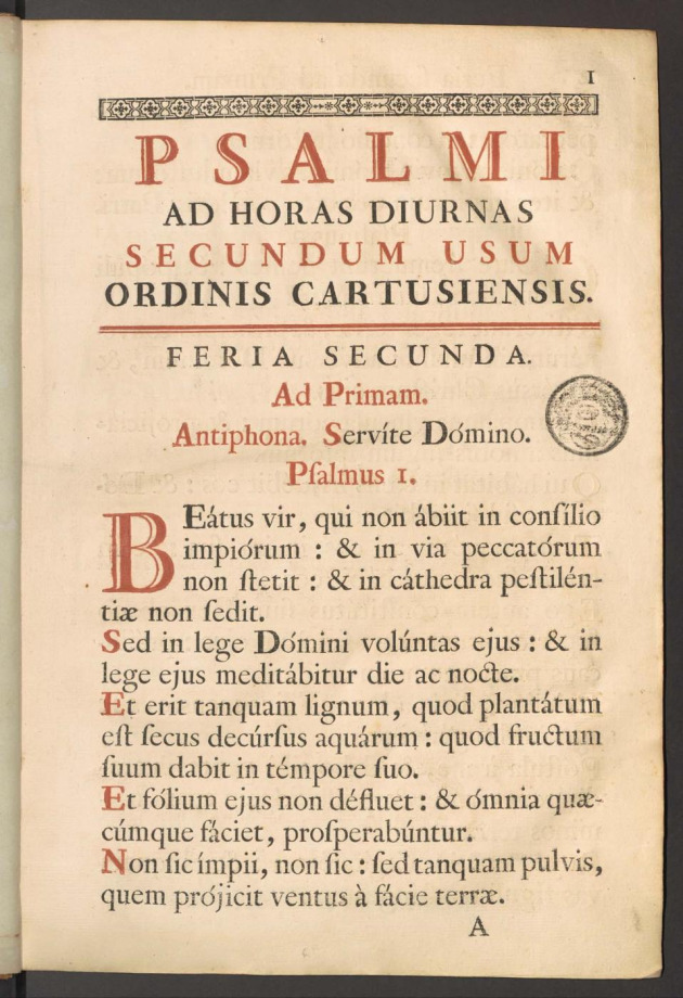 [ANTIPHONARIUM DIURNUM]