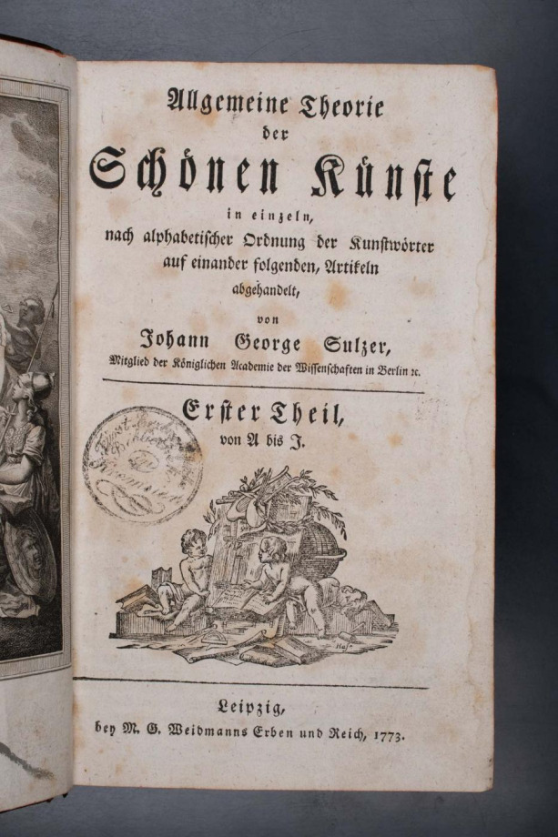 Allgemeine Theorie der Schönen Künste in einzeln