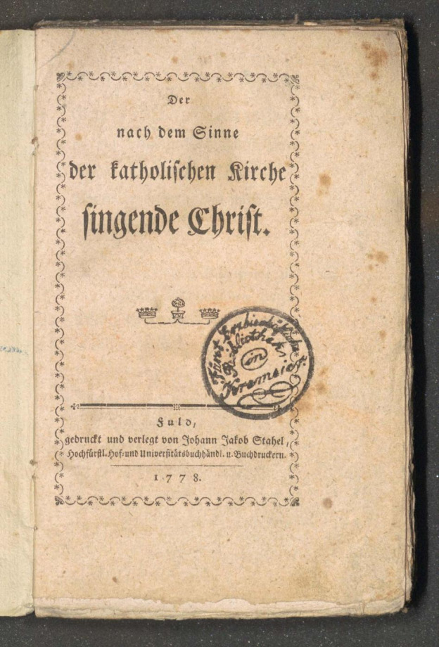Der nach dem Sinne der katholischen Kirche singende Christ