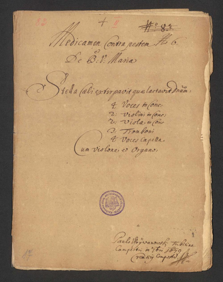 Medicamen Contra Pestem et de B.V. Maria