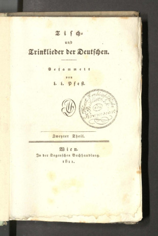 Tisch- und Trinklieder der Deutschen