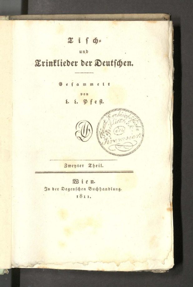 Tisch- und Trinklieder der Deutschen