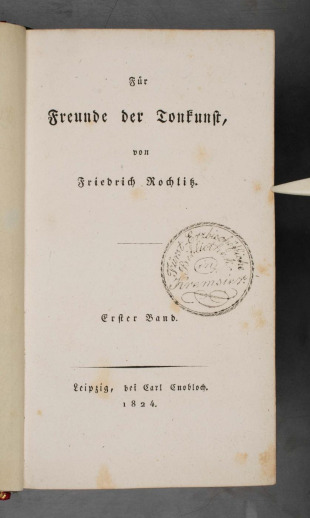 Für Freunde der Tonkunst