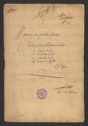 Mottetum de qvolibet Sancto