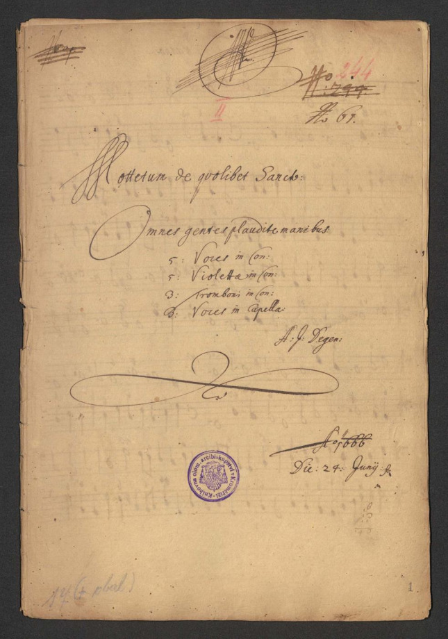 Mottetum de qvolibet Sancto