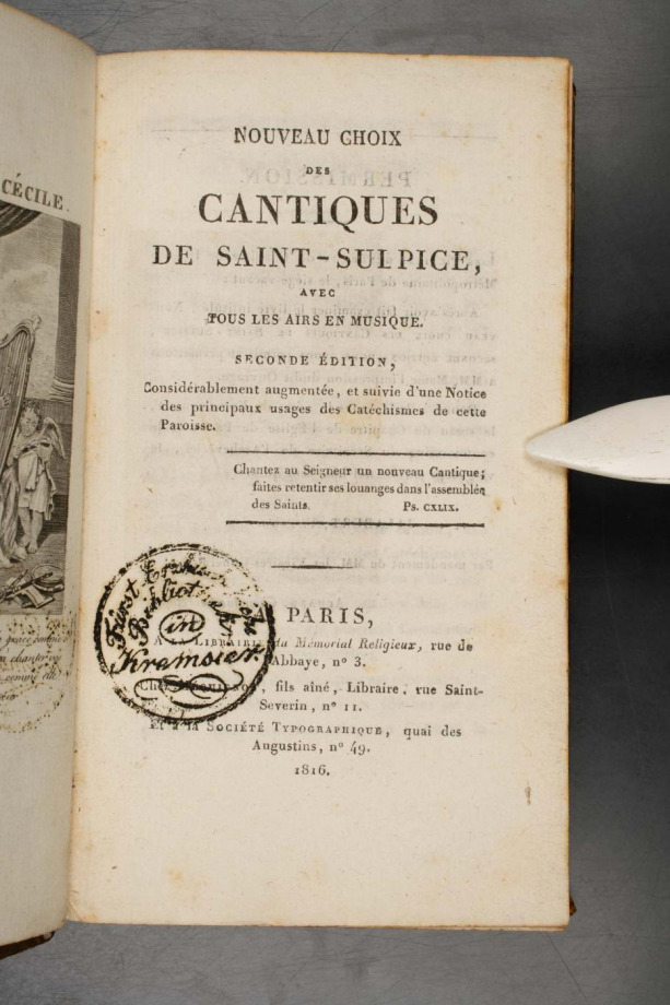 NOUVEAU CHOIX DES CANTIQUES DE SAINT-SULPICE