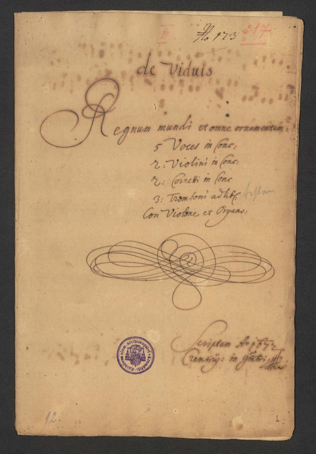 De viduis Regum mundi et omne ornamentum