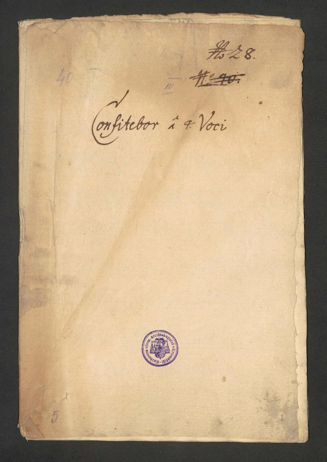 Confitebor a 4 Voci
