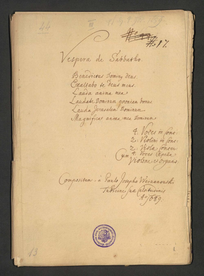 Vesperae de Sabatho