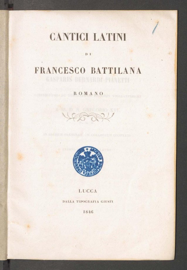 CANTICI LATINI 