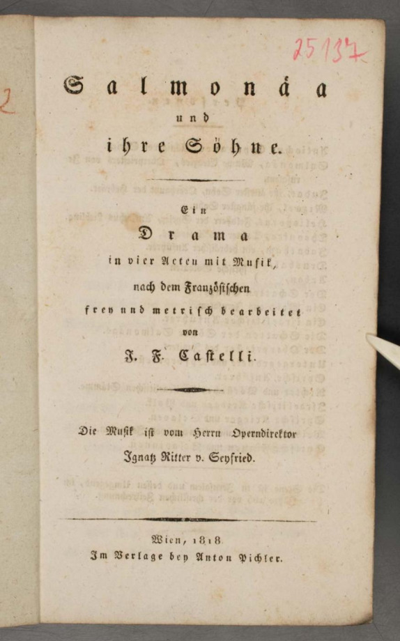 Salmonäa und ihre Söhne