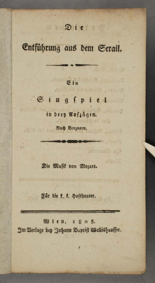 Die Entführung aus dem Serail
