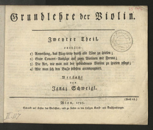 Grundlehre der Violin