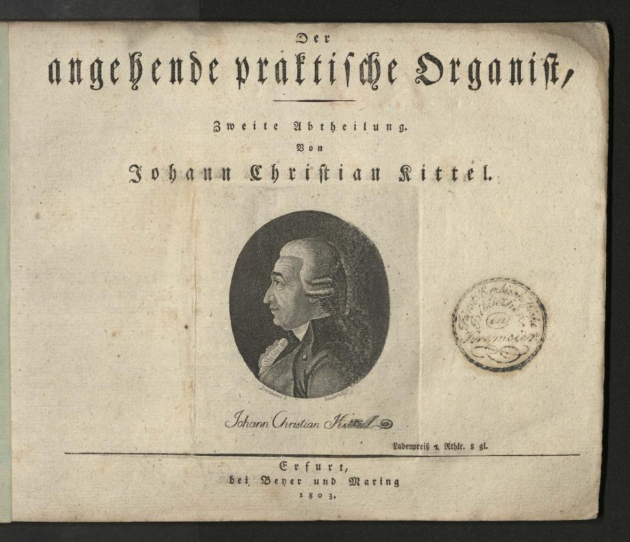 Der angehende praktische Organist.