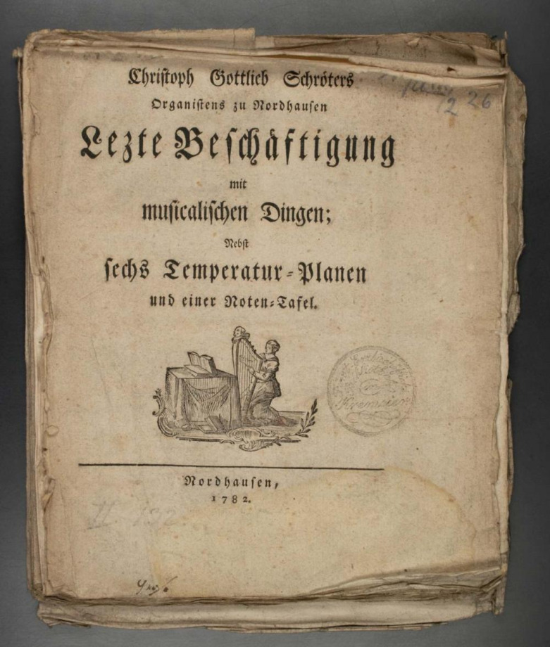 Letzte Beschäftigung mit musicalischen Dingen