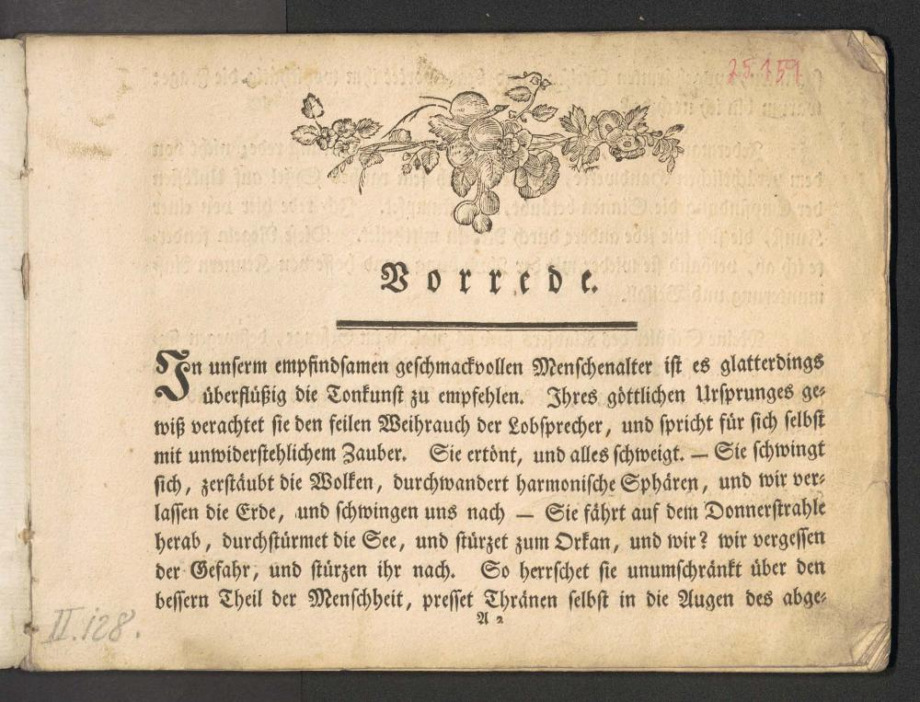 [Anleitung zum Clavier für musikalische Lehrstunden]