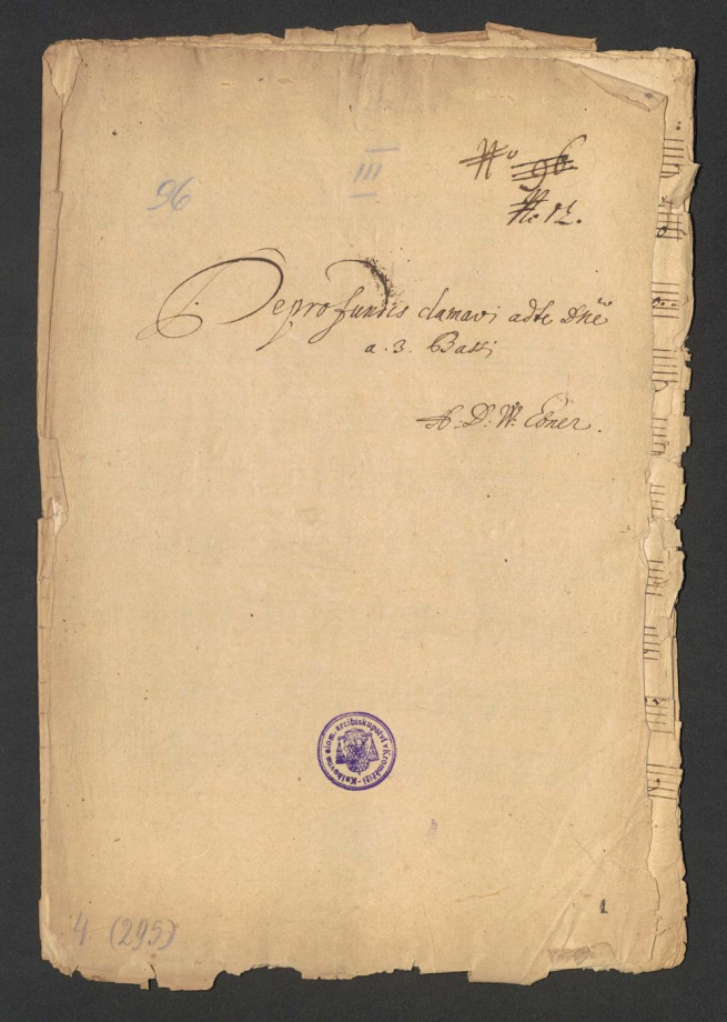 Deprofundis clamavi adte D[omi]ne