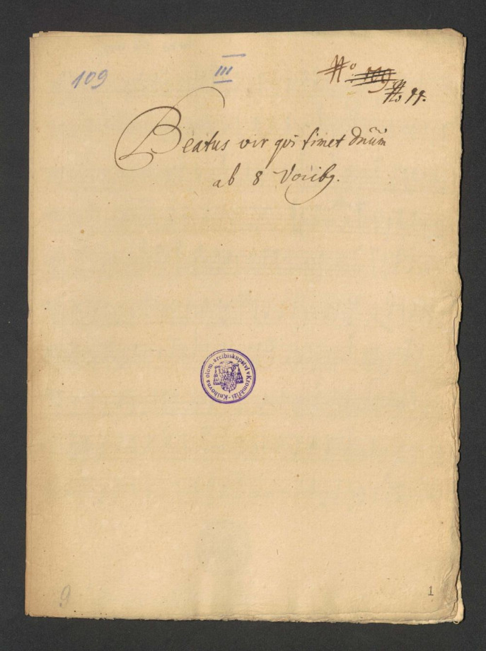 Beatus Vir qui Timent D[omi]num