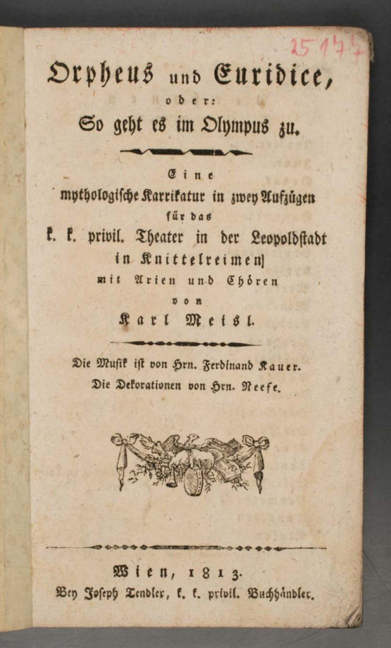 Orpheus und Euridice