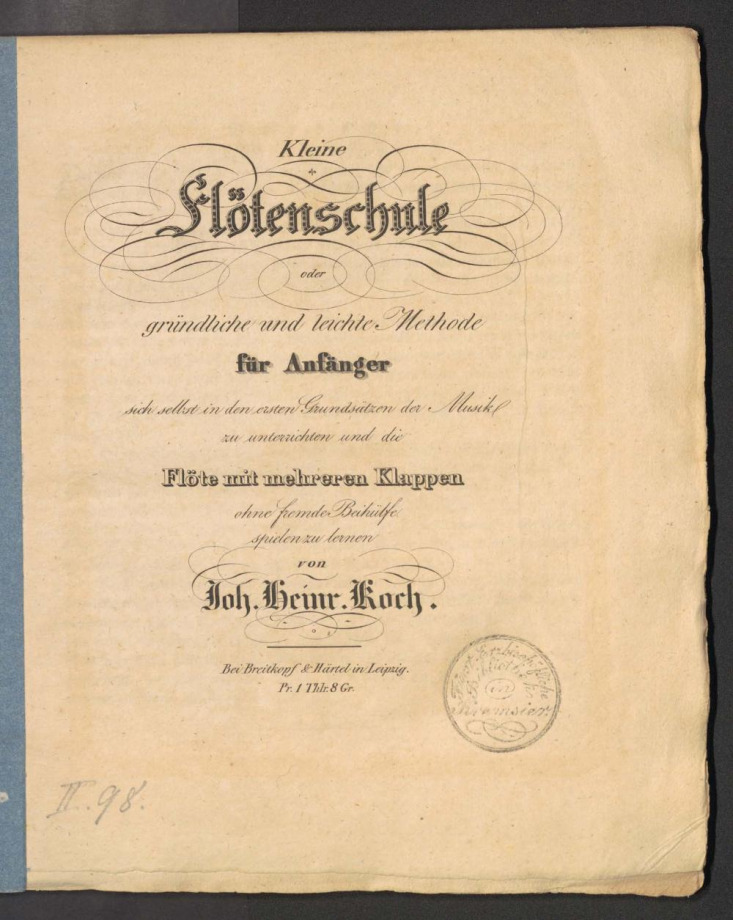 Kleine Flötenschule