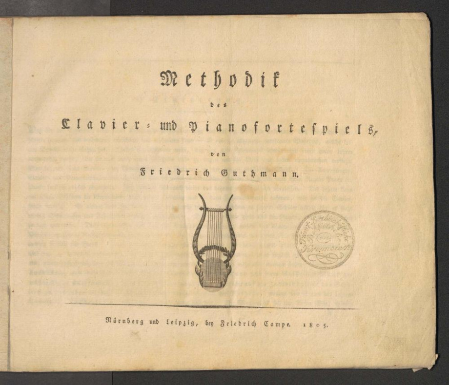Methodik des Clavier- und Pianofortespiels 