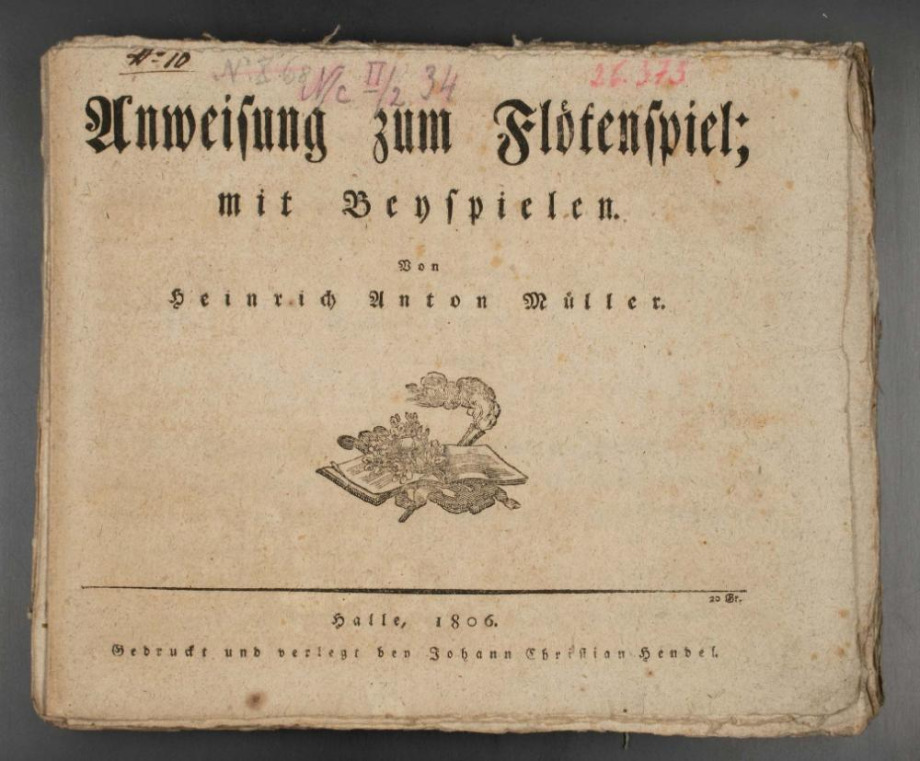 Anweisung zum Flötenspiel mit Beyspielen