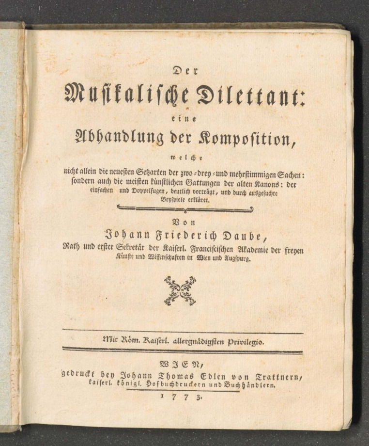 Der Musikalische Dilettant
