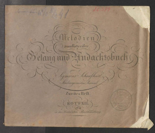 Melodien zum Rotweiler Gesang und Andachtsbuch.