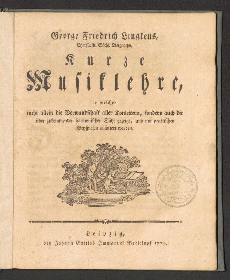 George Friedrich Lingkens, Churfürstl. Sächs. Bergraths, Kurze Musiklehre
