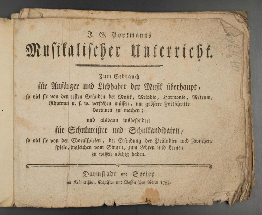 Musikalischer Unterricht