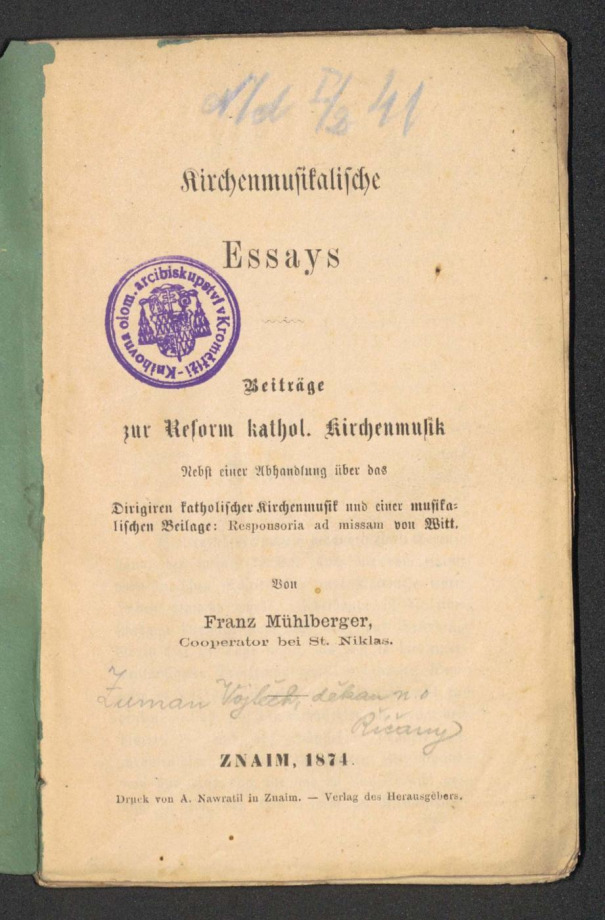 Kirchenmusikalische Essays