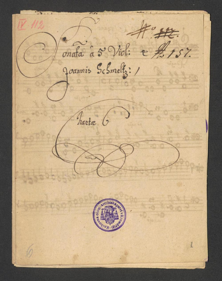 Sonata a 5 Viol[ae]