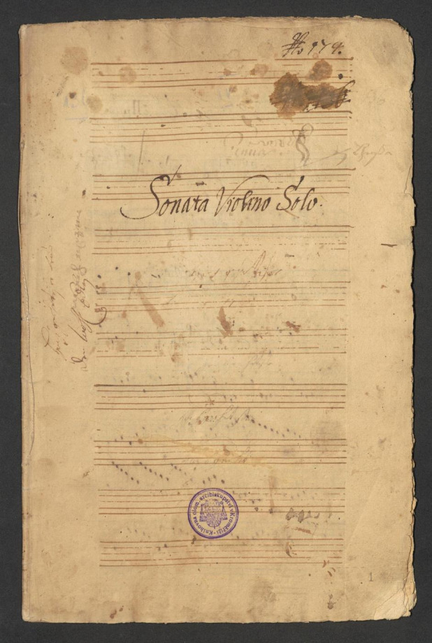 [Sette sonate a violino solo e basso generalle]