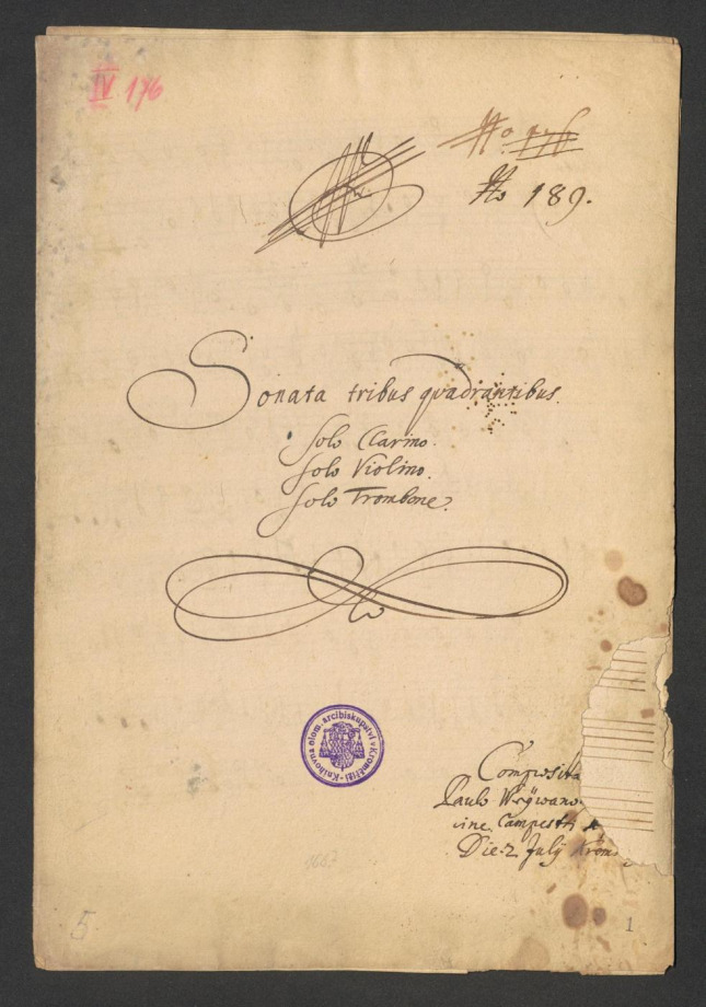 Sonata tribus quadrantibus