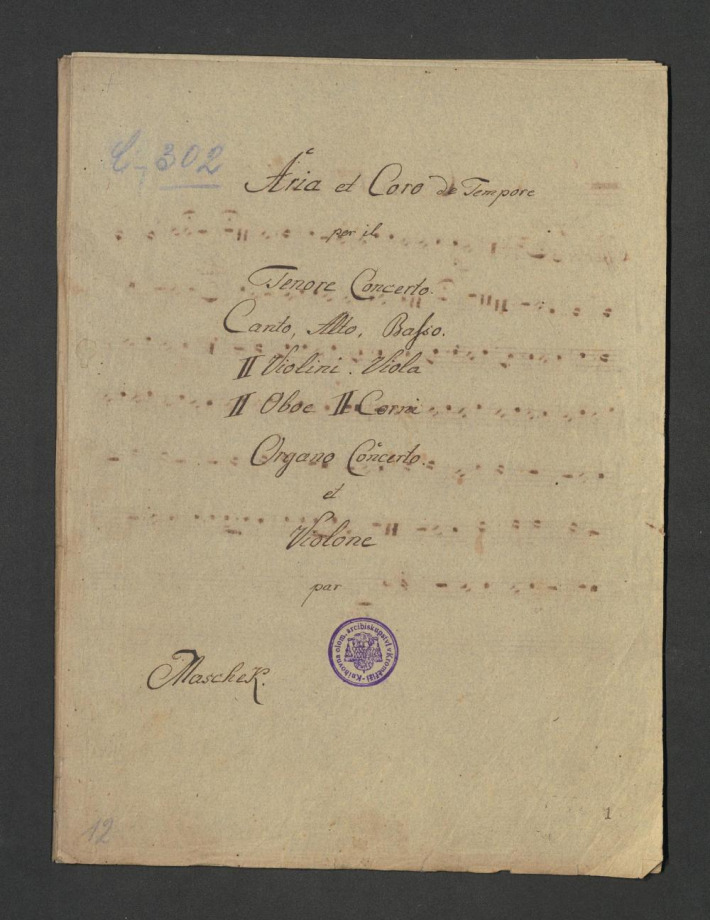 Aria et Coro de Tempore