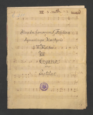 Missa in honorem S. Fidelis a Sigmaringa Martyris, Opus XIII.