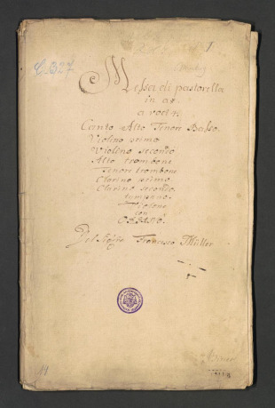 Messa di pastorela in A