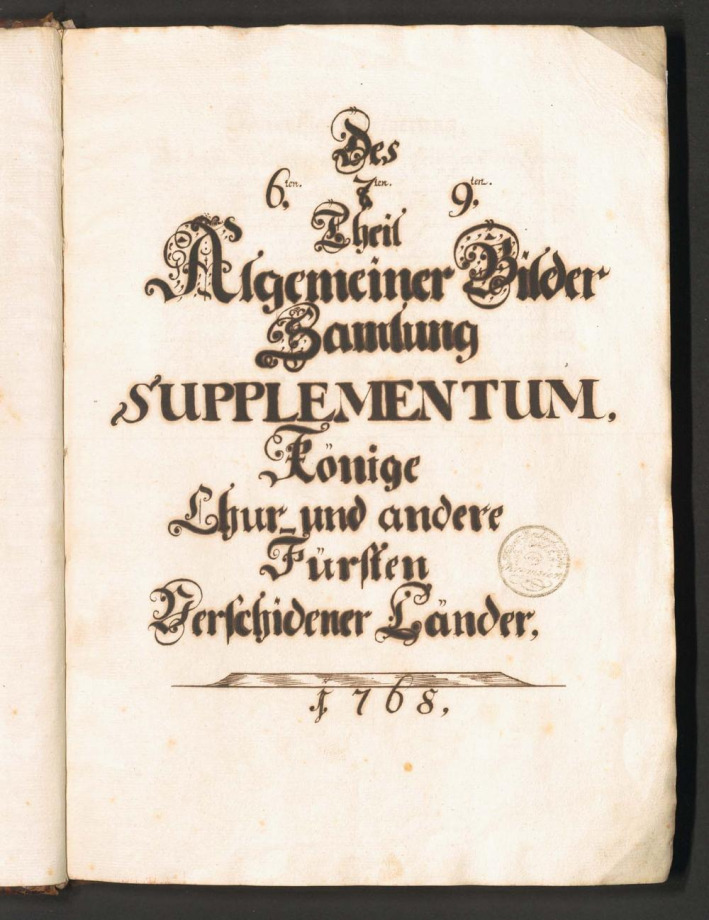 Algemeiner Bilder Samlung SUPPLEMENTUM