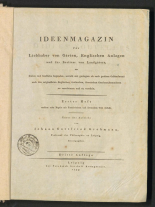 IDEENMAGAZIN für Liebhaber von Gärten, englischen Anlagen und für Besitzer von Landgütern