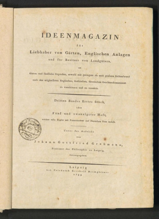 IDEENMAGAZIN für Liebhaber von Gärten, Englischen Anlagen und für Besitzer von Landgütern