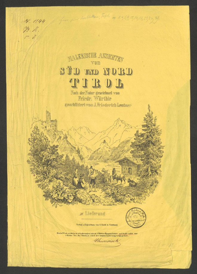 MALERISCHE ANSICHTEN von SÜD UND NORD TIROL 
