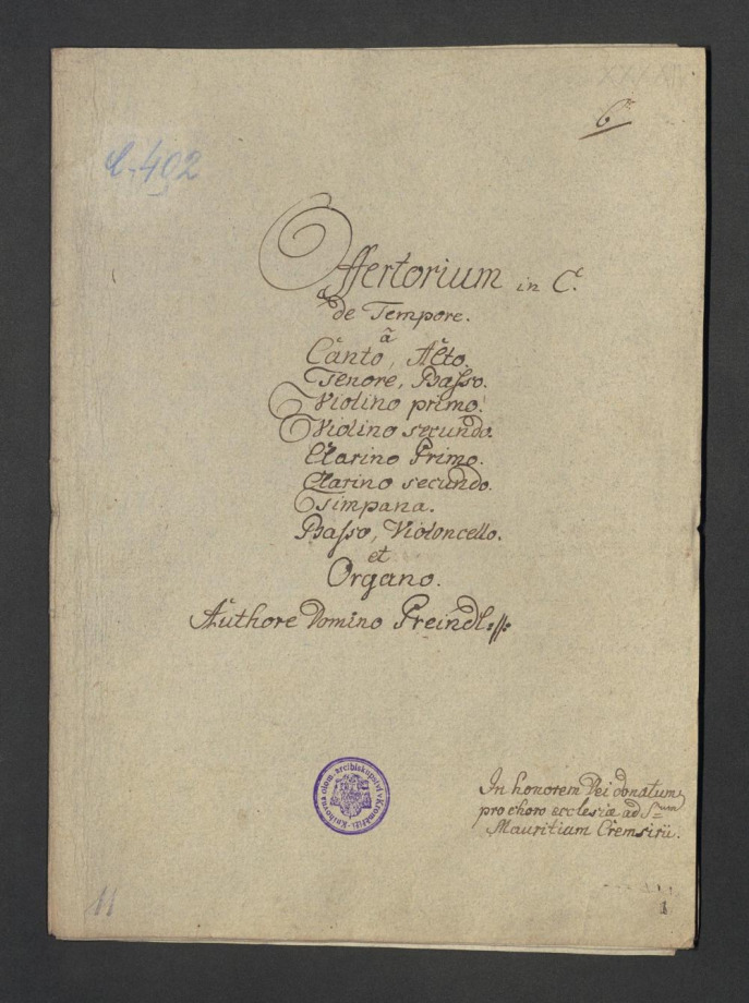Offertorium in C