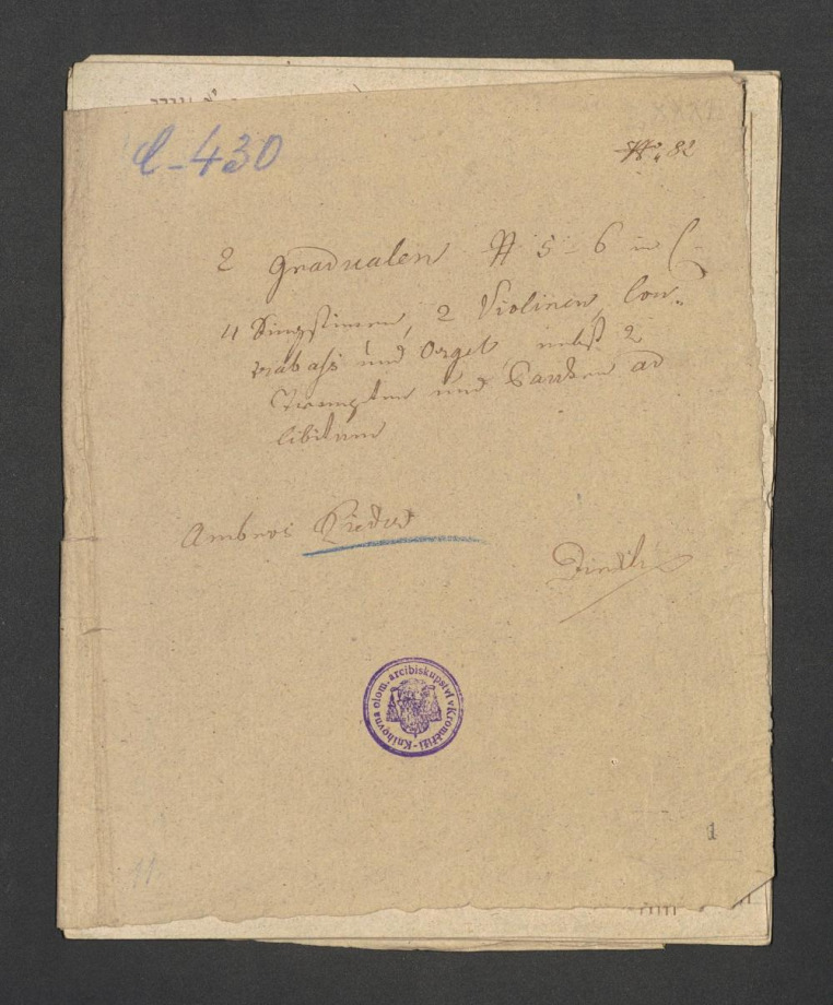 2 Gradualen No. 5-6 in C