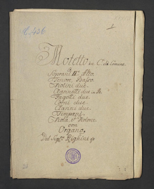 Motetto in C di Comune