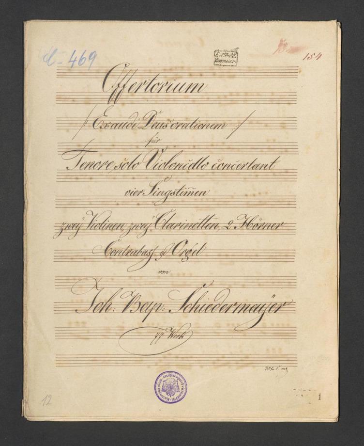 Offertorium (Ex audi Deus orationen) Op. 77