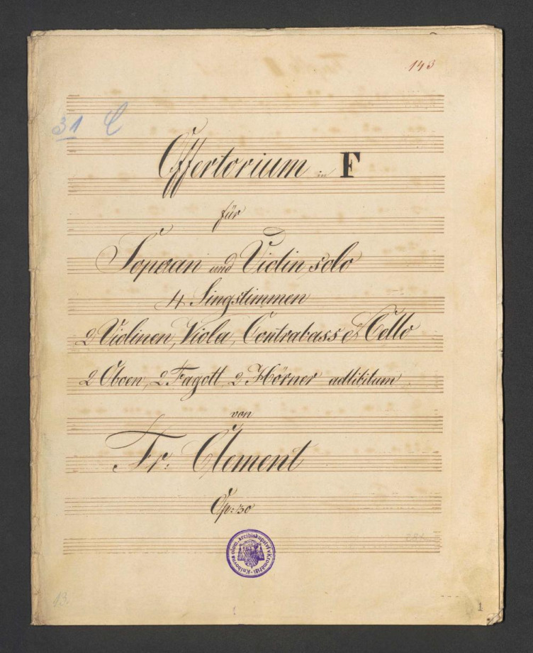 Offertorium in F op. 30